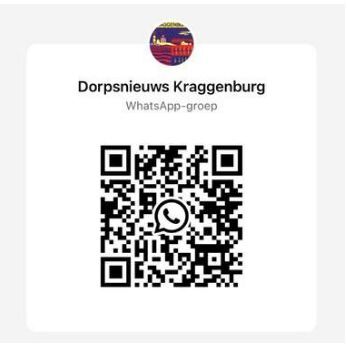 QR code voor WhatsApp dorpsnieuws